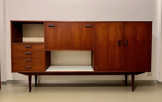 Image 1 of Vintage teak sideboard / bar cabinet - mid-century Danish design