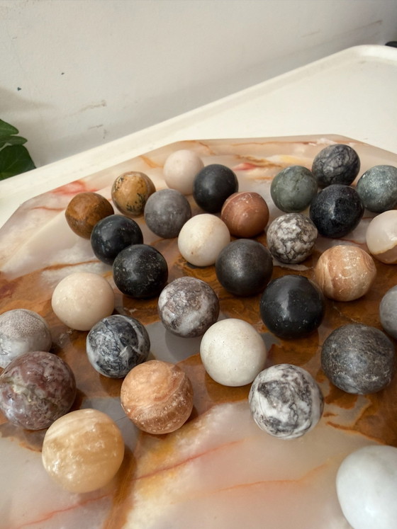 Vintage onyx solitaire game – Decorative Objects, Stone (photo 4 of 5)