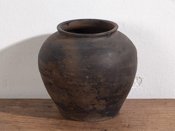 Vase ancien asiatique style wabi sabi (c.1900) #14 – Ceramic (photo 28 of 34)
