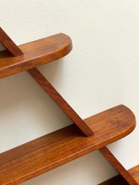 Teak Houten Wandrekje Scandinavisch Mid Century Design Vintage Retro – Wood (photo 10 of 17)