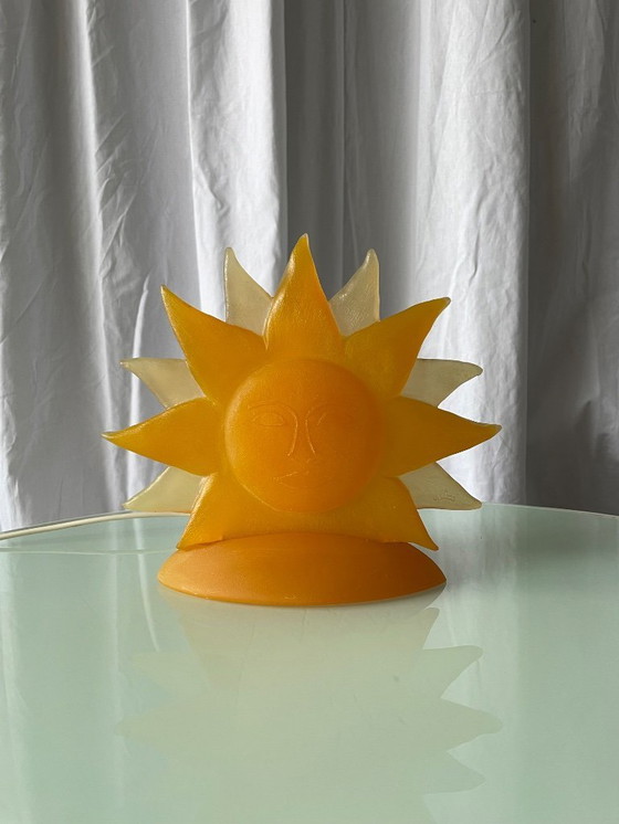 Image 1 of Lampada vintage a forma di sole degli anni '80