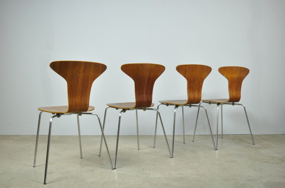 Image 1 of Fritz Hansen / Vintage Mosquito Dining Chairs / Arne Jacobsen / 1960S Denmark