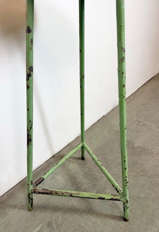 Image 1 of Tabouret d'atelier industriel vert, années 1960