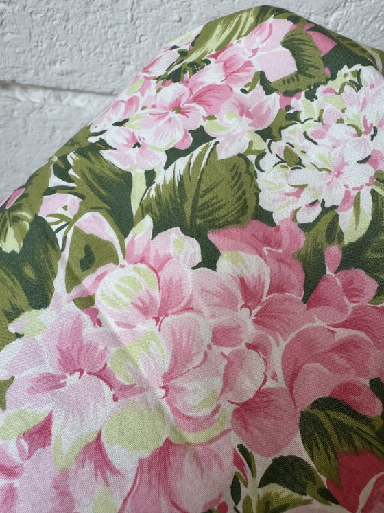 Image 1 of Vintage hydrangea curtain