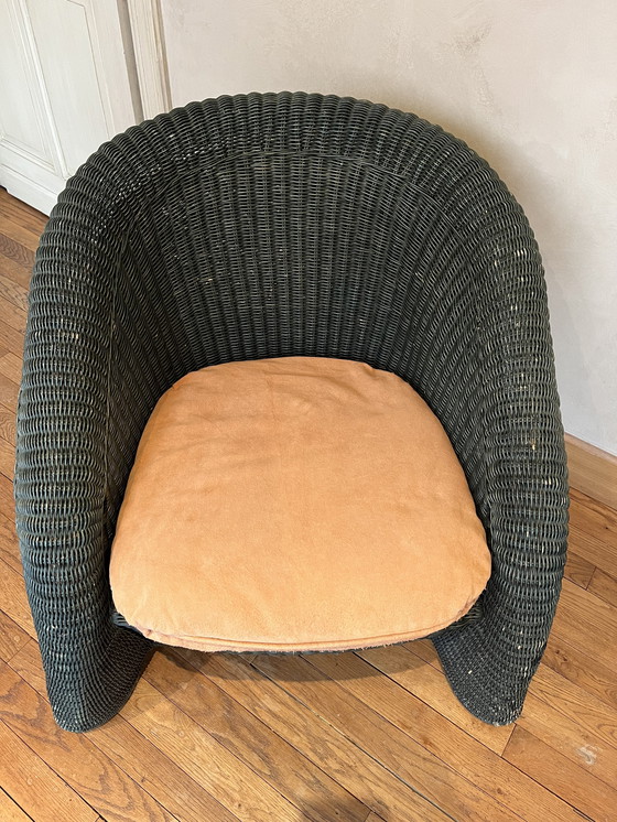 Image 1 of 2x Poltrona in vimini vintage Gasparucci