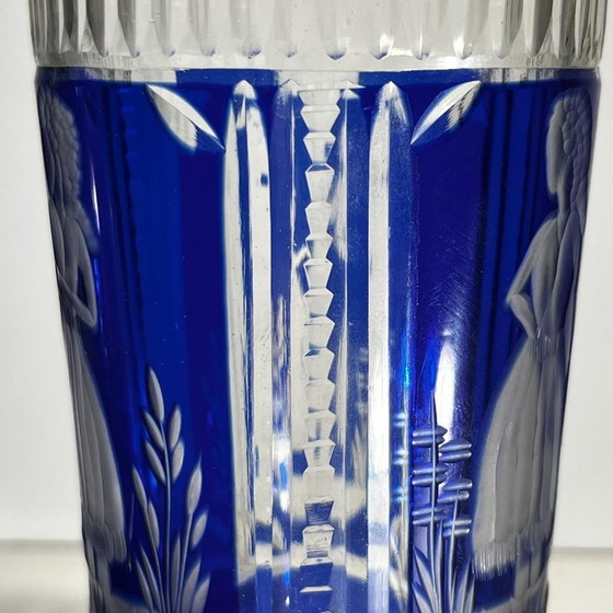 Verres en Cristal de Bohême, 1900, Lot de 2 – Verres et carafes, Crystal, Glass, Bohemian (photo 6 of 14)