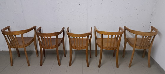 Image 1 of Bauhaus Armchair – Bentwood Vintage Mid-Century, Gropius Style, 1940s-50s