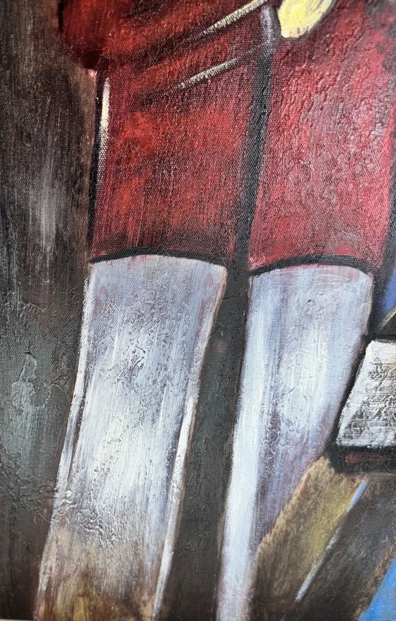 Image 1 of Set di 2 dipinti moderni - firmati B. W... - 55×65 cm