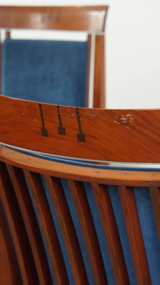 Image 1 of 4x  Art Deco eetkamerstoel van Schuitema uit de Decoforma serie