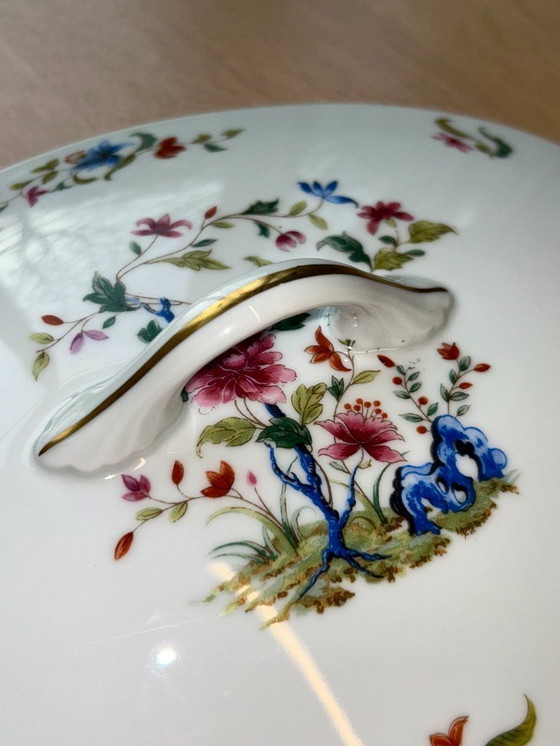 Image 1 of Authentic Limoges porcelain tableware set (67)