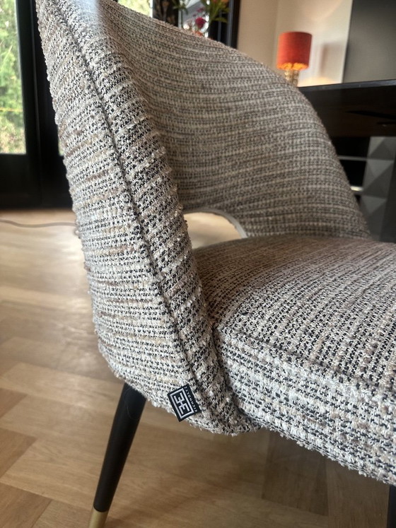 Image 1 of Juego de 10 sillas de comedor Eichholtz Cliff Mademoiselle