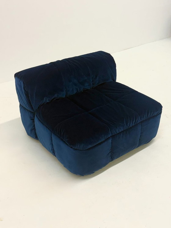 Image 1 of Set di due moduli divano/poltrona Strips disegnati da Cini Boeri per Arflex.