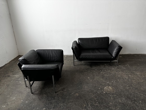 Image 1 of Divano vintage Dema Rataplan, poltrona in pelle