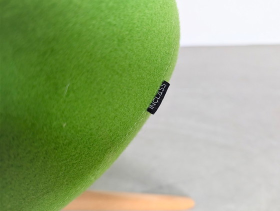 Image 1 of Set of 3 Inclass armchairs Pillet Dunas XL green office lounge chair