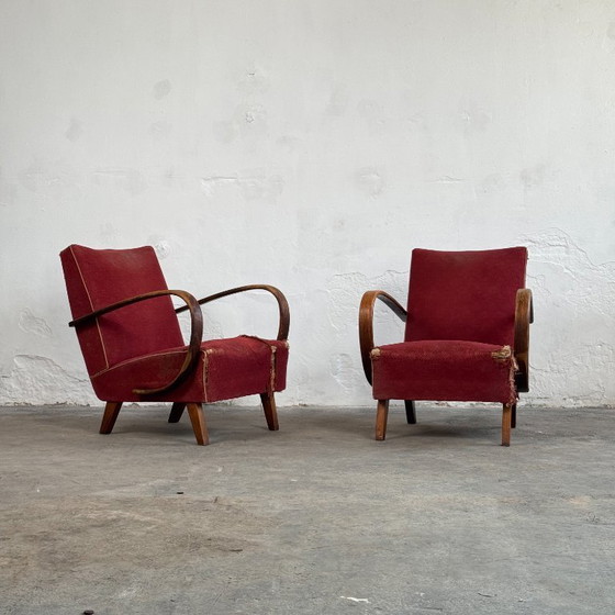 Image 1 of Pair of Jindřich Halabala Type C Armchairs for UP Závody, 1930s — Czechoslovakian Art Deco
