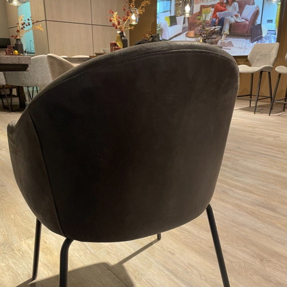 Bello Micro Leather Anthracite - 4 pieces – Pronto Wonen, Dining chairs, Calfskin (photo 3 of 3)