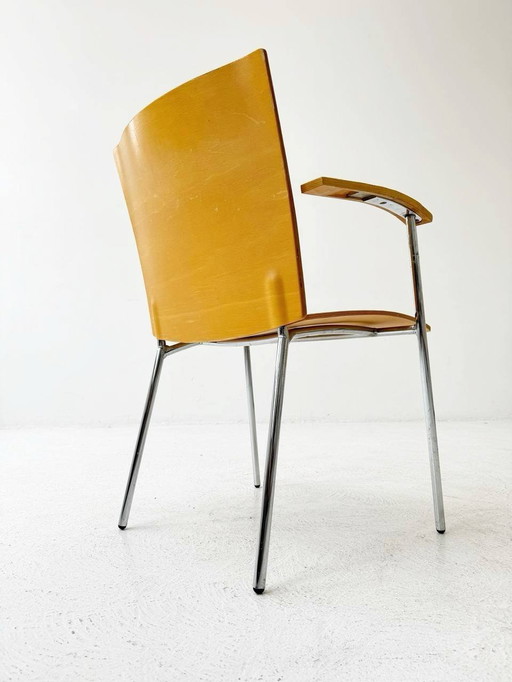 Set of 4 vintage Virtus chairs from Lammhults