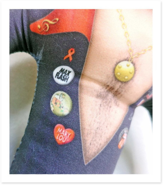 Image 1 of Cadeau Michel Polnareff | Décoration icône française | Poupée de collection artiste chanteur | Cadeau pour mélomane