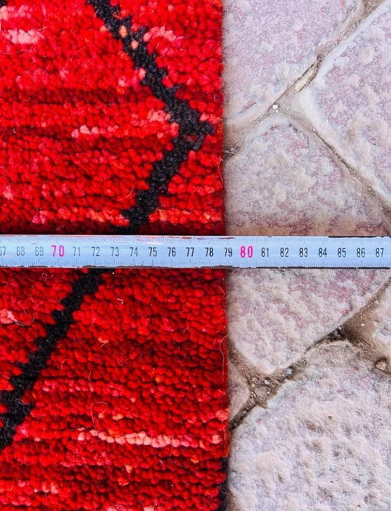 Image 1 of Tapis berbère en laine authentique 250cmx79cm