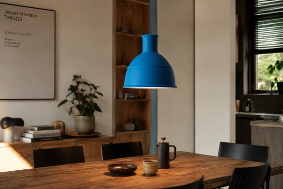 Muuto Unfold Blue Pendant Lamp by Form Us With Love – Rubber (photo 5 of 5)