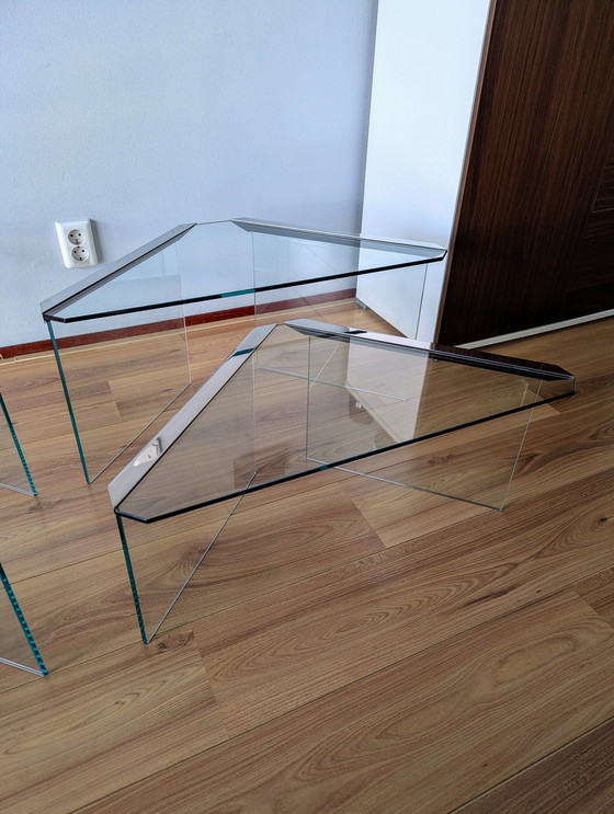 Image 1 of Gallotti & Radice - Tables d'appoint triangulaires par Pierangelo Gallotti