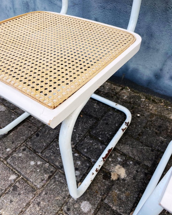 Image 1 of Sedie da pranzo Thonet vintage con seduta in fettuccia (2, 4, 6 o 8 pezzi)