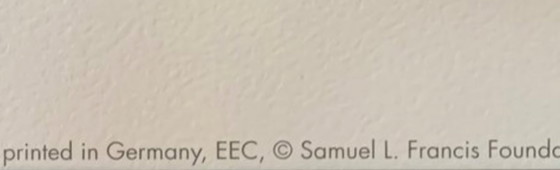 Image 1 of Sam Francis: "1989 L 282/SF 341". Auf der Platte signiert. Größe: 138 X 93 cm. Zustand: ausgezeichnet.