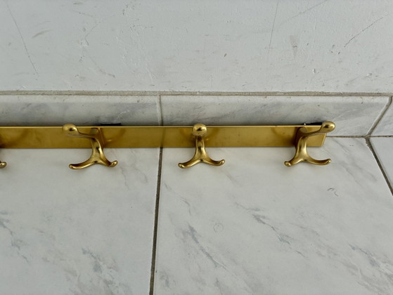 Vintage Messing Kapstok 5 Haken – Kapstokken, Brass (photo 6 of 11)