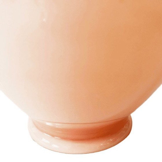 Image 1 of Vintage rosa Glasvase aus den 1980er Jahren