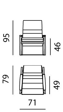 Indra – Leolux, fauteuils, Leather, Plastic (photo 2 of 2)