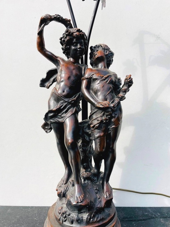 Image 1 of Lampada in stile Art Nouveau del 1900 secondo Auguste Moreau