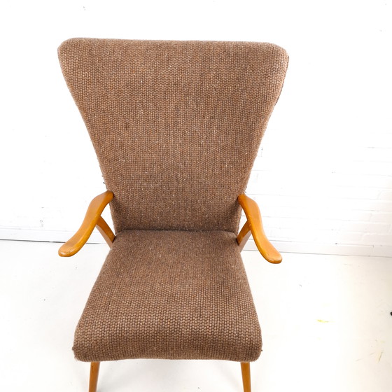 Image 1 of Poltrona Wingback vintage anni '60/'70, stile moderno di metà secolo