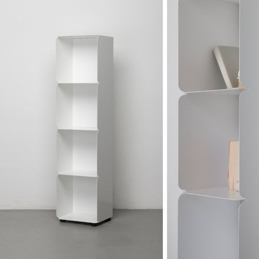 Armoire design Nendo « Collar » (Quodes) – design japonais raffiné en blanc