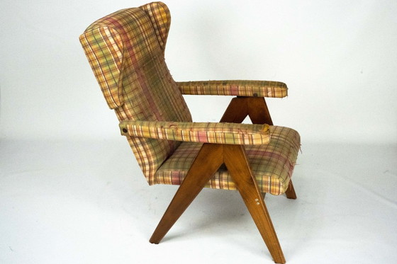 Image 1 of Italian Mid-Century Modern Reclining Armchair, 1960s