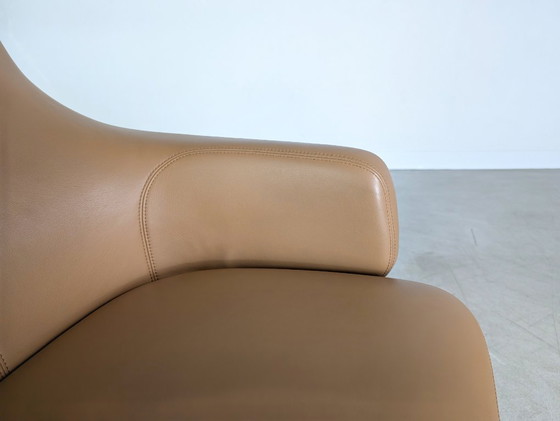 Image 1 of Sillón original Vitra Grand Repos Antonio Citterio cuero coñac