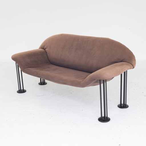 Air Sofa tweezitsbank van B. Vogtherr voor Hain & Thome, jaren 1980