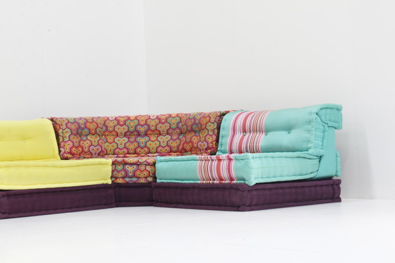 Image 1 of Roche Bobois Mah Jong Sofa Kenzo Takada Ontwerp Van Hans Hopfer , Set Of 15