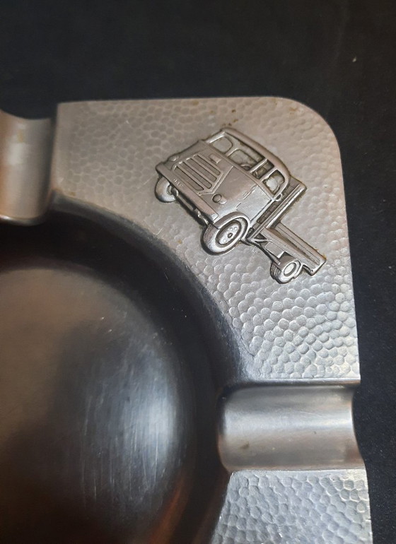 Image 1 of Zeldzame Vintage DAF Reclame-Asbak – Een stukje Nederlands industrieel erfgoed!