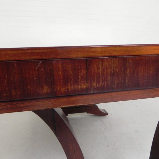 Image 1 of Art-Deco-Esstisch, Palisanderfurnier, ausziehbar auf 248 cm, 1930er Jahre