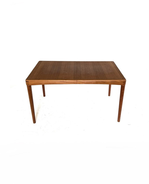 Vintage extendable Danish dining table, Bramin '60s