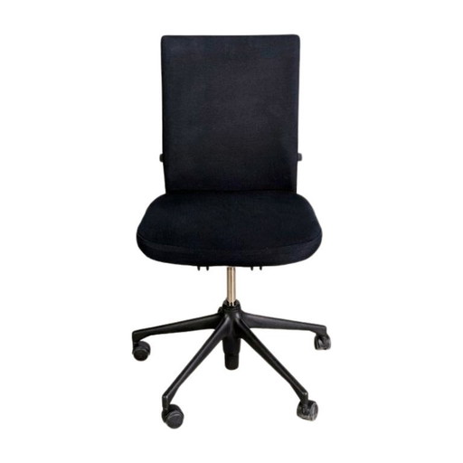 16x Sedia da ufficio originale Vitra T-Chair sedia di design nera sedia direzionale