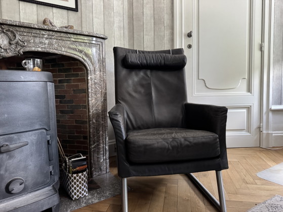 Image 1 of Fauteuil noir Madonna
