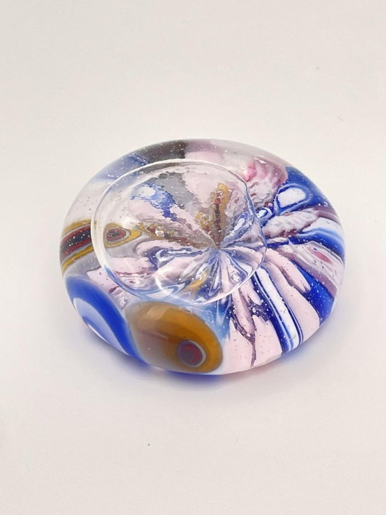 Image 1 of Livio Campanella 7 Briefbeschwerer aus Muranoglas in Millefiori mit Murrine