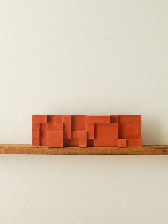 Image 1 of Three Wall Objects in Brutalist Style
