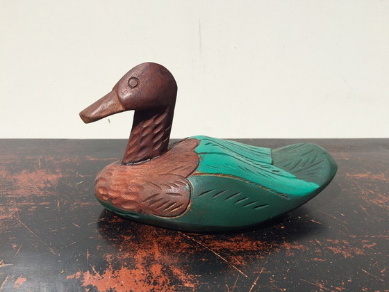 Image 1 of Artisanat d'Haïti : Canard en bois * Déco * Artisanat