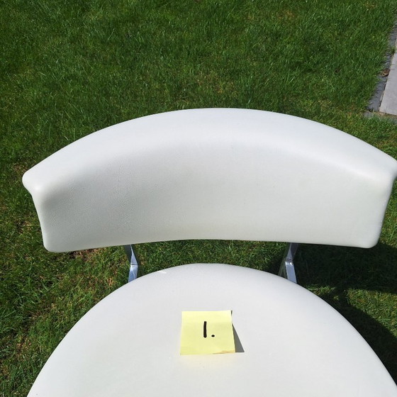 Image 1 of 4 chaises de salle à manger vintage Rudolf Wolf Meander Alpha