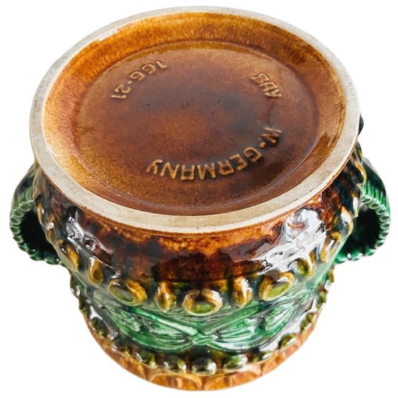 Image 1 of Pot de fleurs vintage Bay bloempot XL Bodo Mans, Allemagne de l'Ouest, années 1960