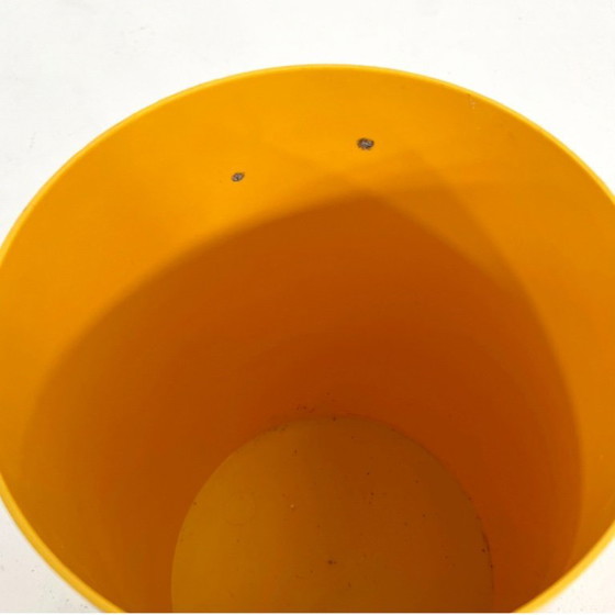 Image 1 of Cestino giallo modello 4670 di Gino Colombini per Kartell, anni '70