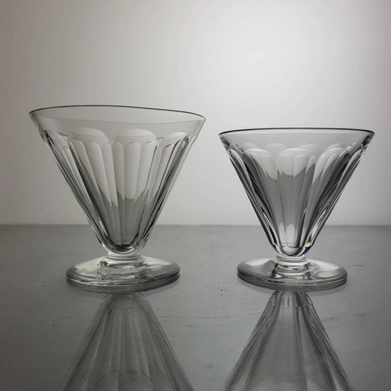 Servizio 24 pezzi in cristallo Baccarat modello Rex anni 1920-30 – Bicchieri e caraffe, Vetro, Art Deco (photo 4 of 23)