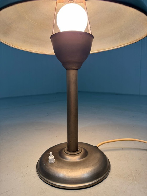 Image 1 of Lámpara de escritorio cromada, lámpara de mesa, 1930